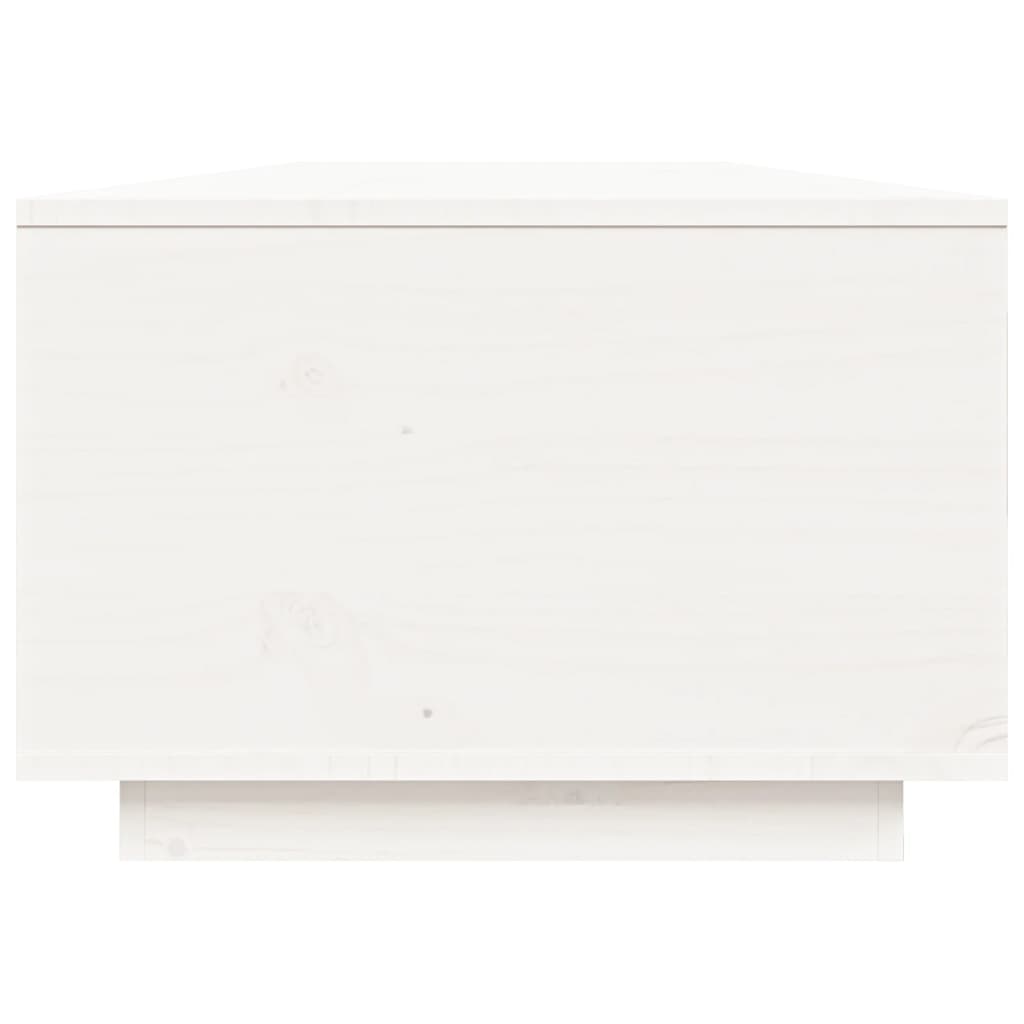 Salontafel 80x50x35,5 cm massief grenenhout wit is nu te koop bij PeponiXL, paradijselijk wonen!