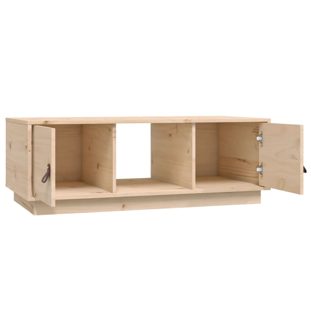 Salontafel 100x50x35 cm massief grenenhout is nu te koop bij PeponiXL, paradijselijk wonen!