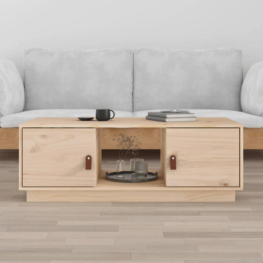 Salontafel 100x50x35 cm massief grenenhout is nu te koop bij PeponiXL, paradijselijk wonen!