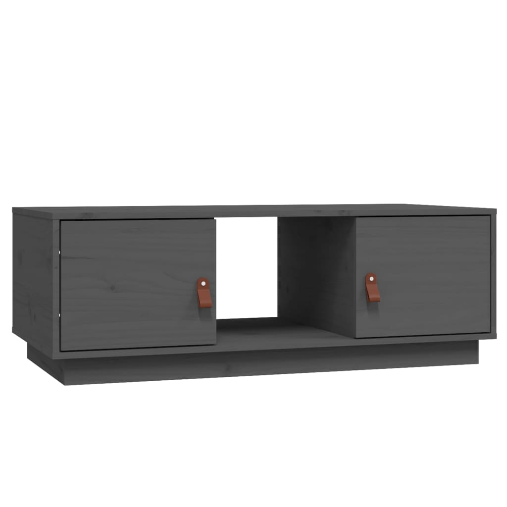 Salontafel 100x50x35 cm massief grenenhout grijs is nu te koop bij PeponiXL, paradijselijk wonen!