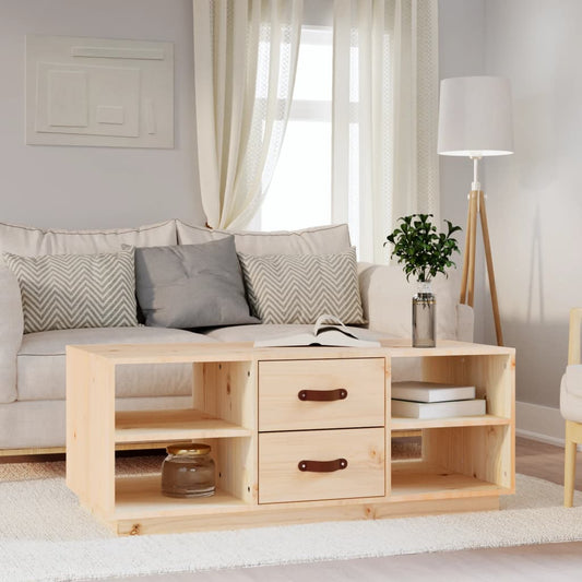 Salontafel 100x50x41 cm massief grenenhout is nu te koop bij PeponiXL, paradijselijk wonen!