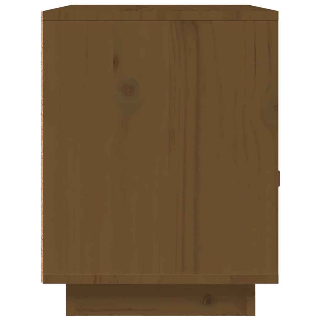 Nachtkastjes 2 st 40x34x45 cm massief grenenhout honingbruin is nu te koop bij PeponiXL, paradijselijk wonen!