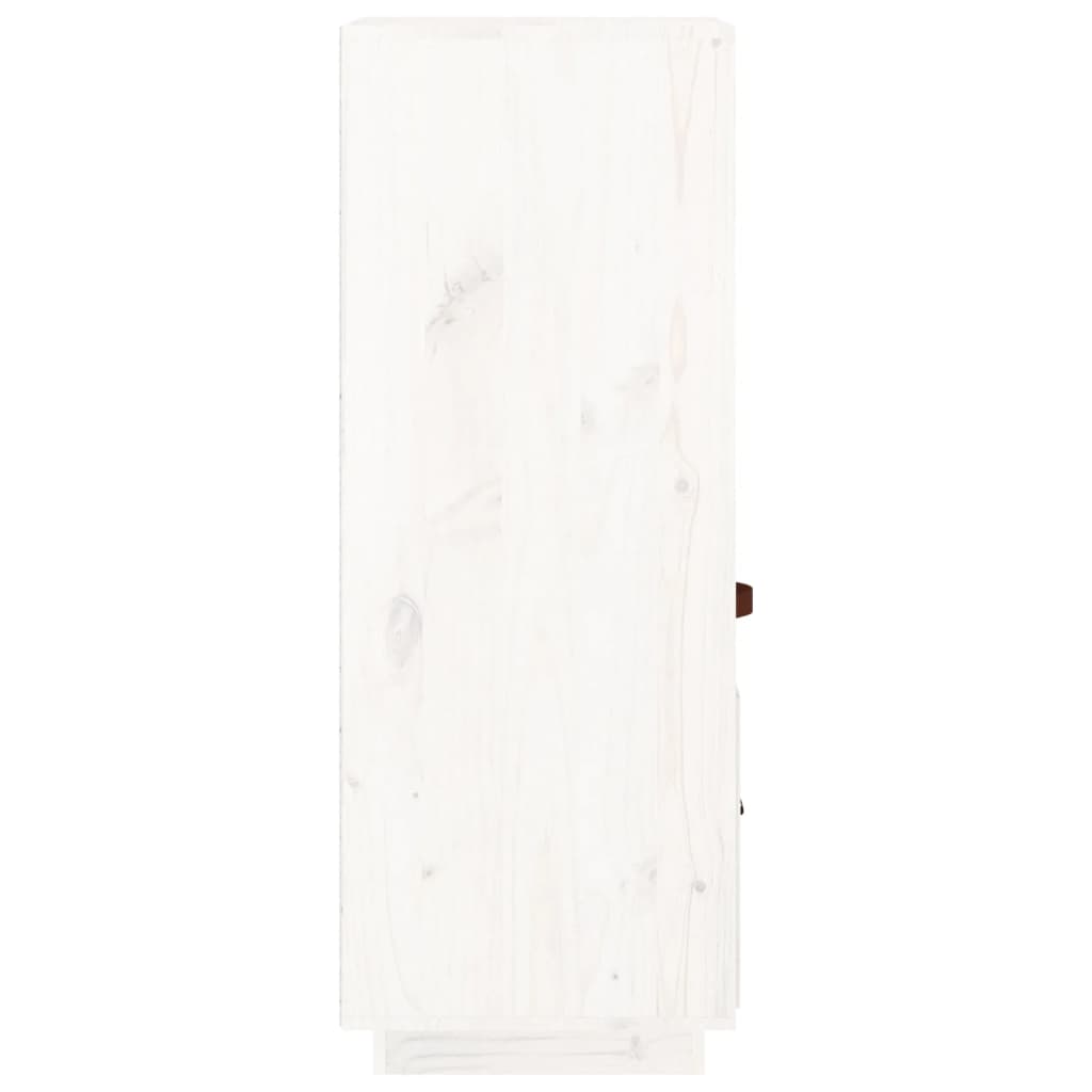 Hoge kast 34x40x108,5 cm massief grenenhout wit is nu te koop bij PeponiXL, paradijselijk wonen!