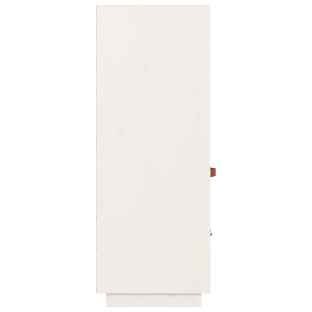 Hoge kast 67x40x108,5 cm massief grenenhout wit is nu te koop bij PeponiXL, paradijselijk wonen!
