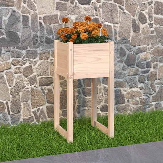Plantenbak 40x40x81 cm massief grenenhout is nu te koop bij PeponiXL, paradijselijk wonen!
