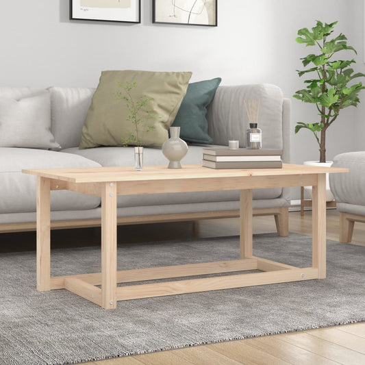 Salontafel 110x55x45 cm massief grenenhout is nu te koop bij PeponiXL, paradijselijk wonen!