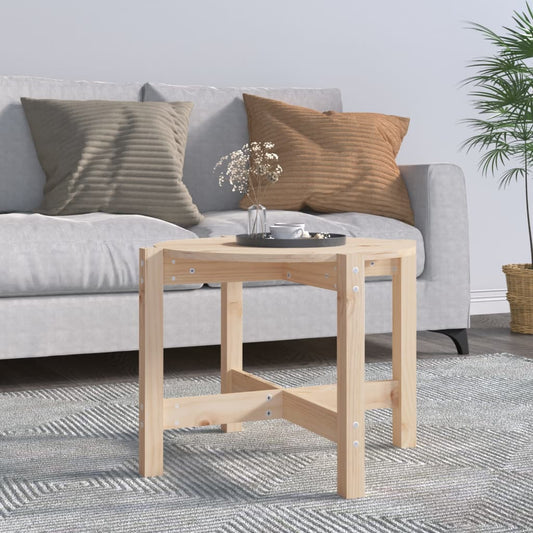 Salontafel Ø 62,5x45 cm massief grenenhout is nu te koop bij PeponiXL, paradijselijk wonen!