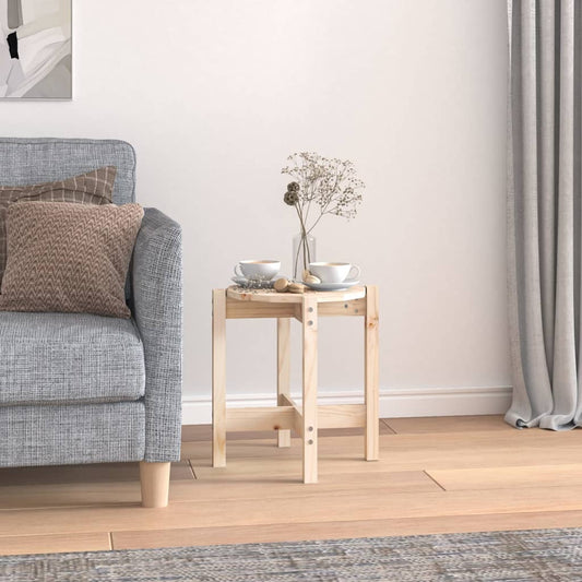 Salontafel Ø 42,5x45 cm massief grenenhout is nu te koop bij PeponiXL, paradijselijk wonen!