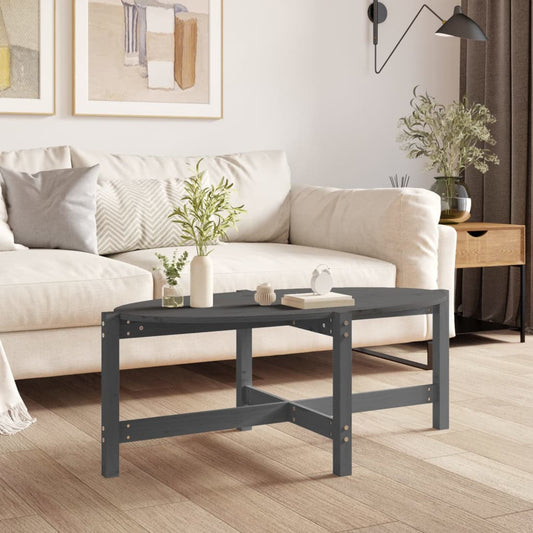 Salontafel 118x63x45 cm massief grenenhout grijs is nu te koop bij PeponiXL, paradijselijk wonen!