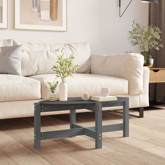 Salontafel 87x48x35 cm massief grenenhout grijs is nu te koop bij PeponiXL, paradijselijk wonen!