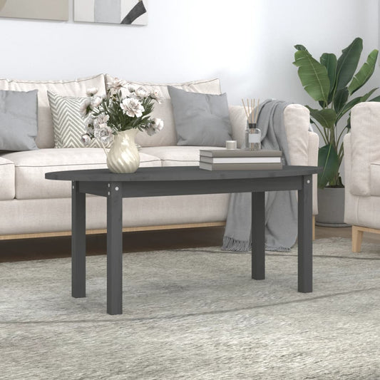 Salontafel 110x55x45 cm massief grenenhout grijs is nu te koop bij PeponiXL, paradijselijk wonen!