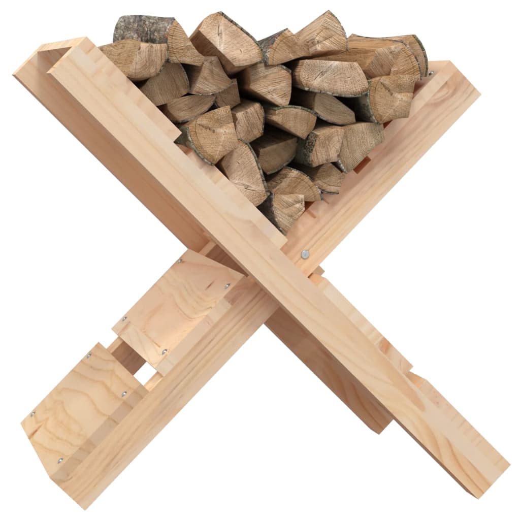 Houtblokhouder 47x39,5x48 cm massief grenenhout is nu te koop bij PeponiXL, paradijselijk wonen!