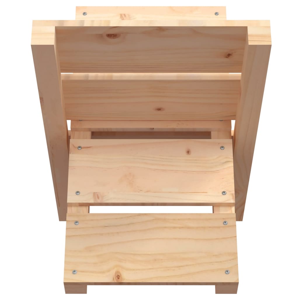 Houtblokhouder 47x39,5x48 cm massief grenenhout is nu te koop bij PeponiXL, paradijselijk wonen!