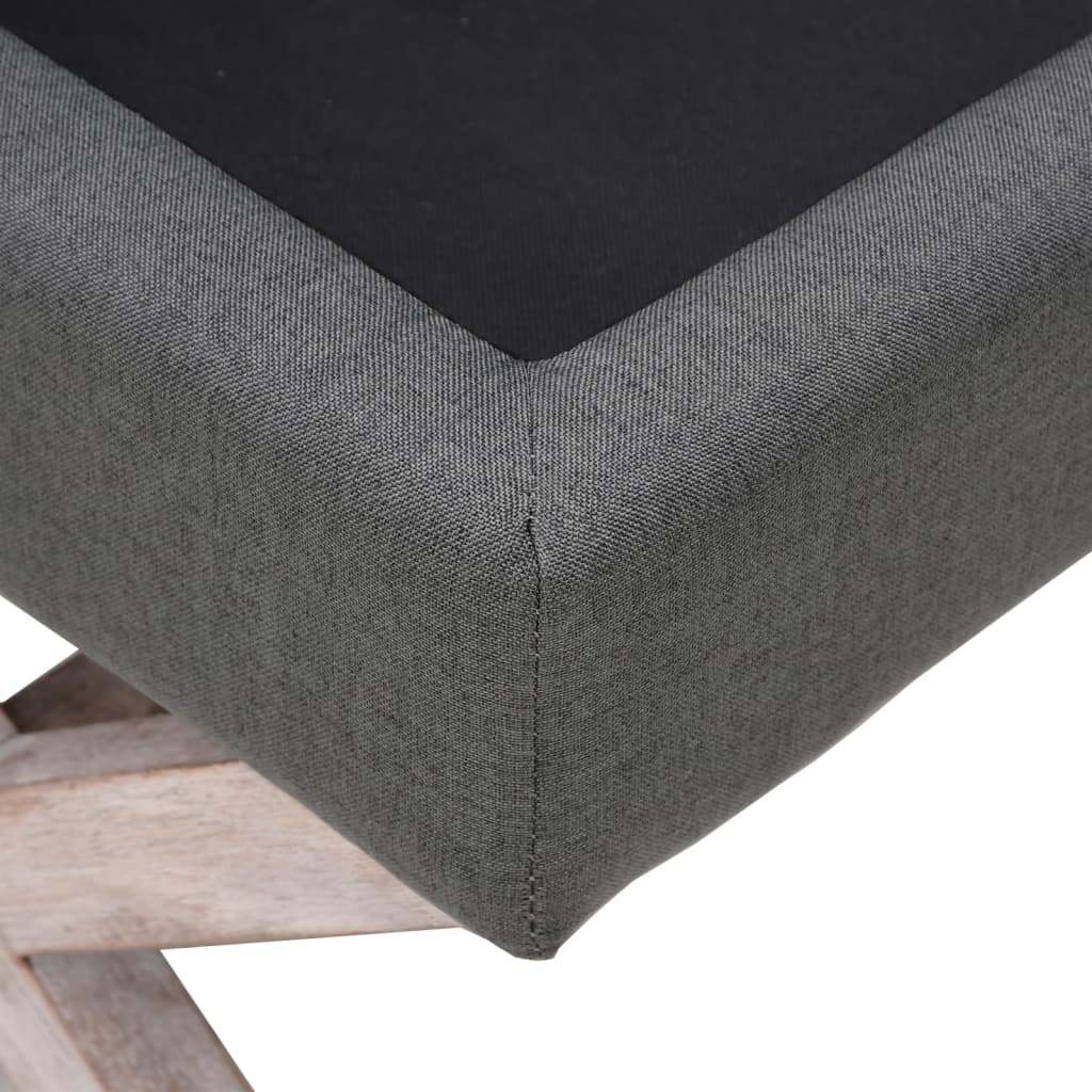 Opbergkruk 45x45x49 cm stof donkergrijs is nu te koop bij PeponiXL, paradijselijk wonen!
