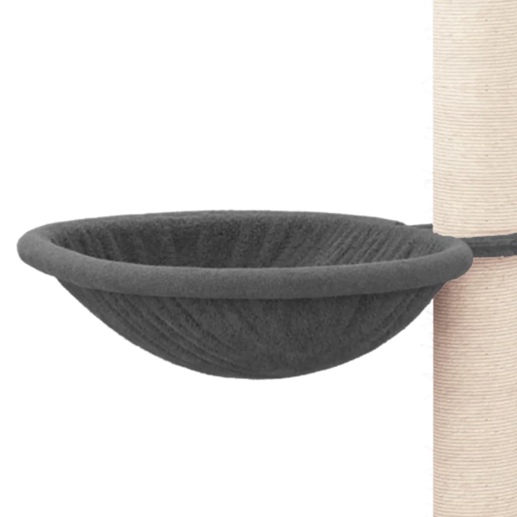 Kattenmeubel met sisal krabpalen 94,5 cm donkergrijs is nu te koop bij PeponiXL, paradijselijk wonen!