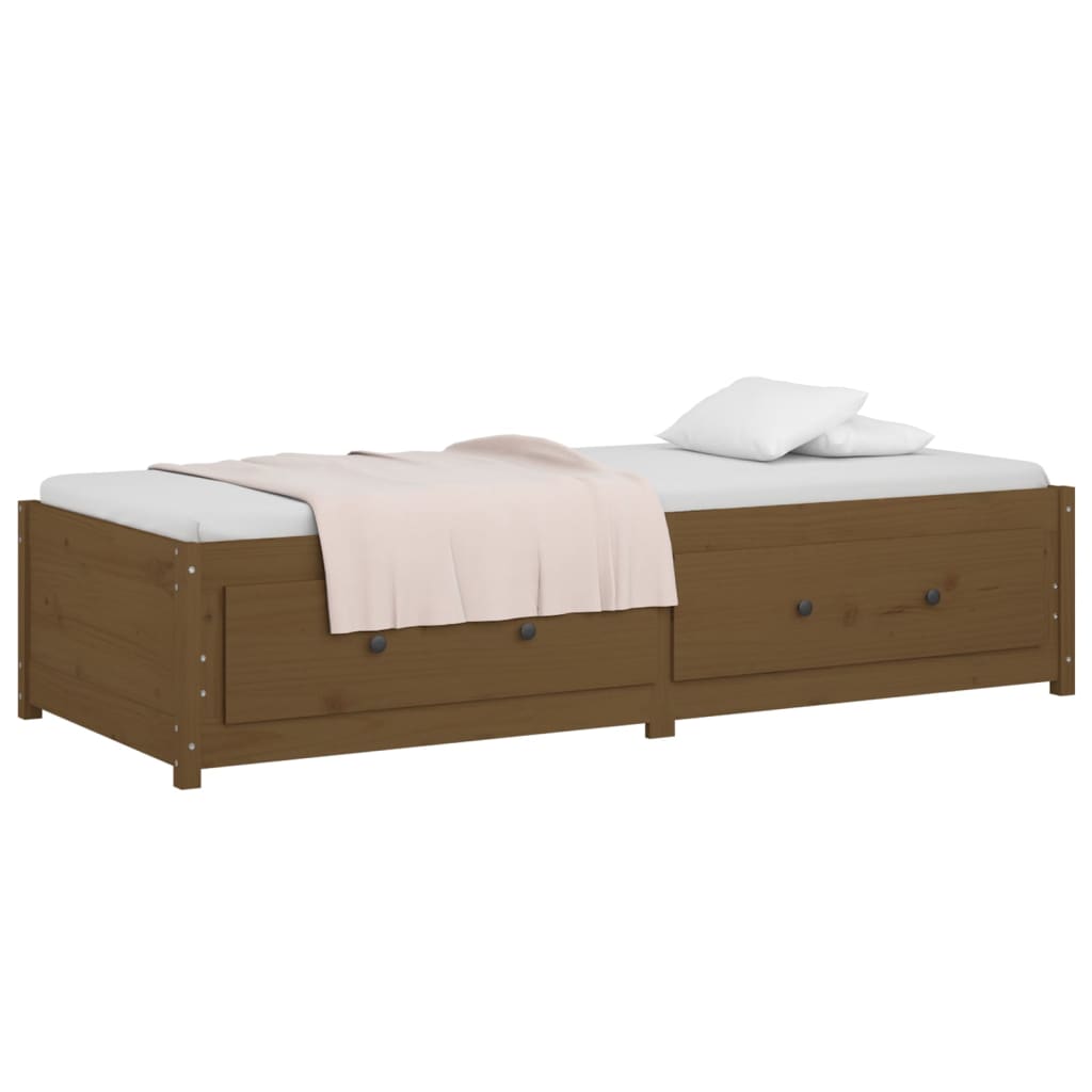 Slaapbank 80x200 cm massief grenenhout honingbruin is nu te koop bij PeponiXL, paradijselijk wonen!
