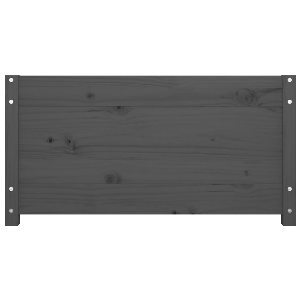 Slaapbank 90x200 cm massief grenenhout grijs is nu te koop bij PeponiXL, paradijselijk wonen!