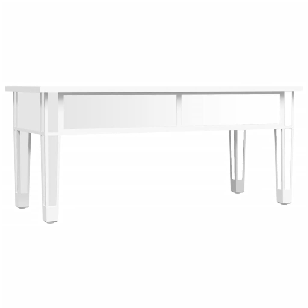 Salontafel gespiegeld 106x45x45 cm bewerkt hout en glas is nu te koop bij PeponiXL, paradijselijk wonen!