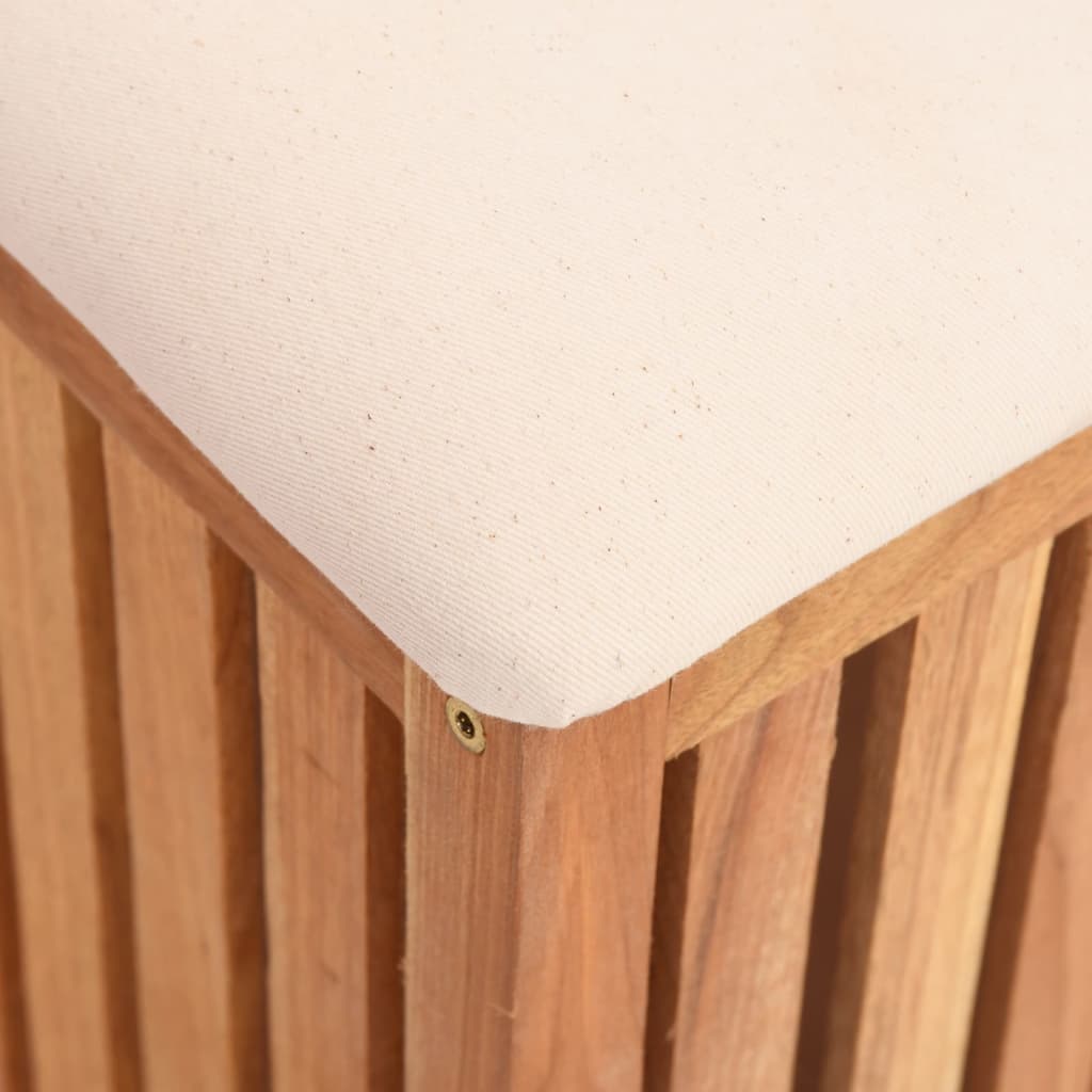 Badkamerkruk 40,5x40x52 cm massief walnotenhout is nu te koop bij PeponiXL, paradijselijk wonen!
