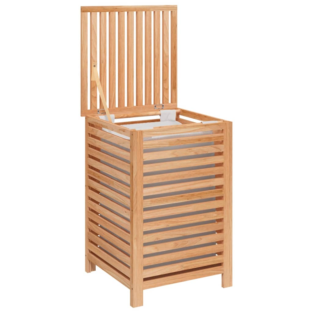Wasmand 45x45x65 cm massief walnotenhout is nu te koop bij PeponiXL, paradijselijk wonen!