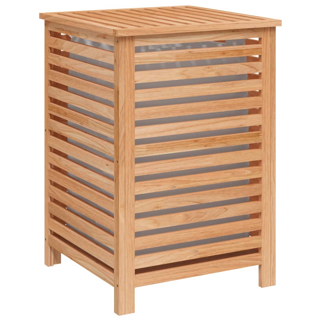 Wasmand 45x45x65 cm massief walnotenhout is nu te koop bij PeponiXL, paradijselijk wonen!