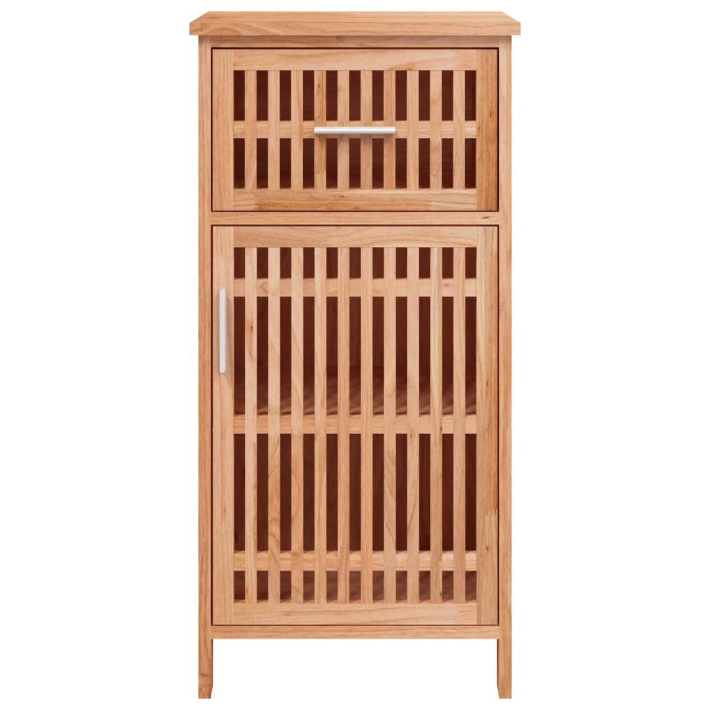 Badkamerkast 42x29x82 cm massief walnotenhout is nu te koop bij PeponiXL, paradijselijk wonen!