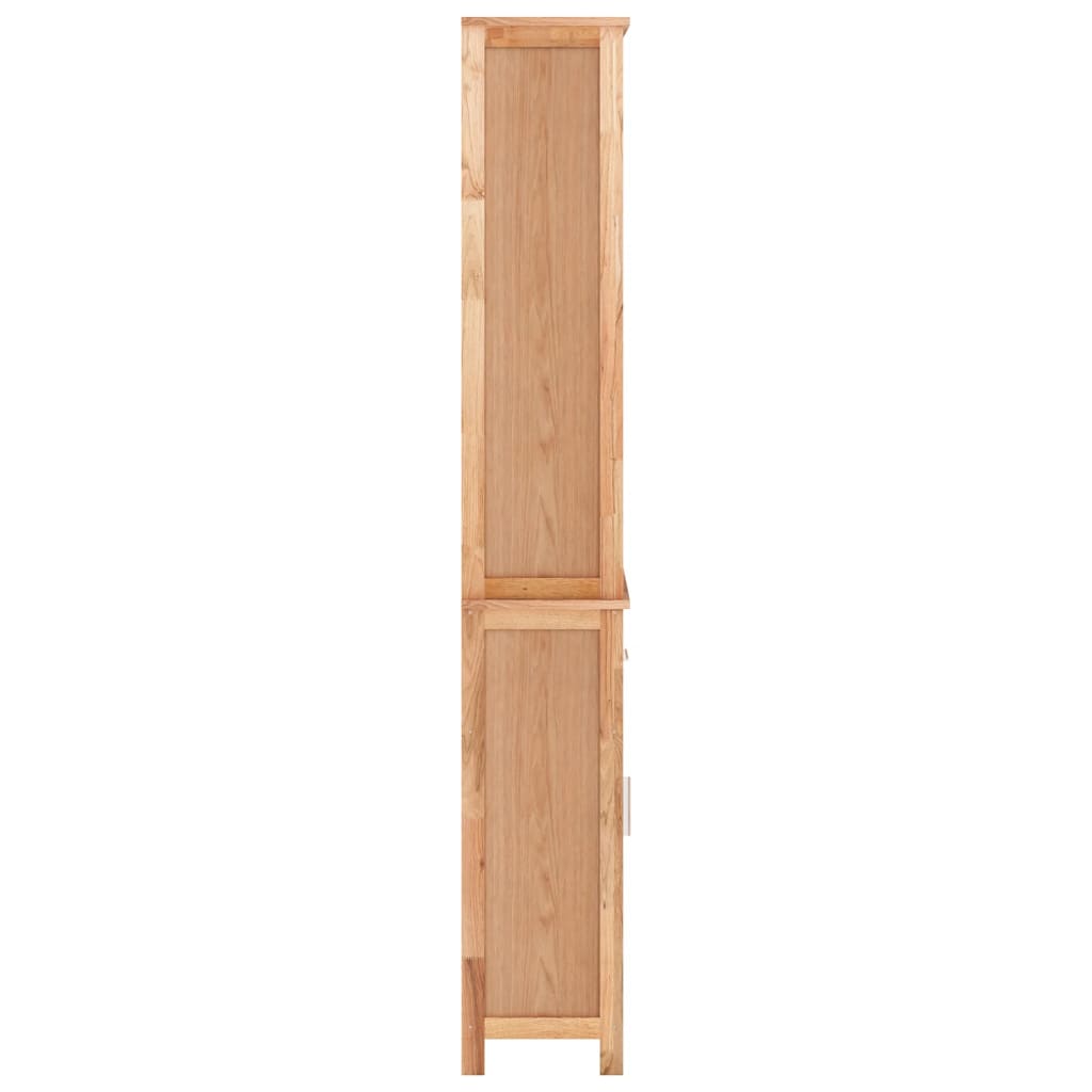 Badkamerkast 42x29x182 cm massief walnotenhout is nu te koop bij PeponiXL, paradijselijk wonen!