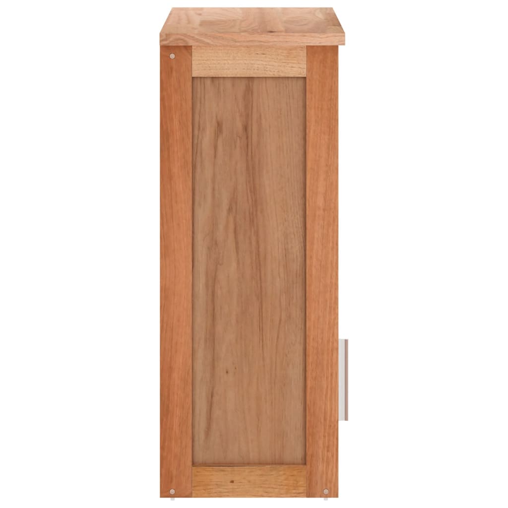 Badkamerkast wandgemonteerd 42x23x60 cm massief walnotenhout is nu te koop bij PeponiXL, paradijselijk wonen!