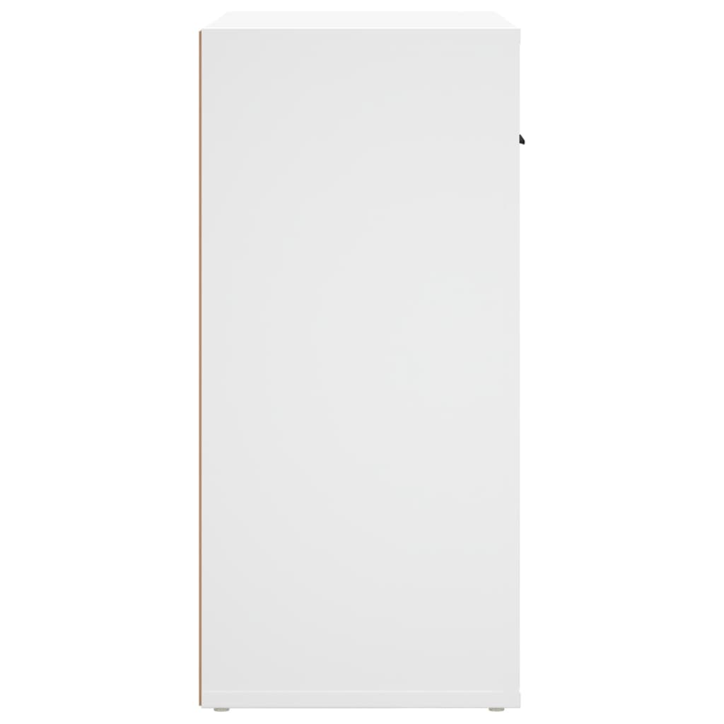 Dressoir 80x33x70 cm bewerkt hout wit is nu te koop bij PeponiXL, paradijselijk wonen!