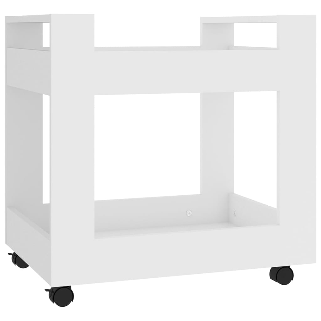Bureaukastje 60x45x60 cm bewerkt hout wit is nu te koop bij PeponiXL, paradijselijk wonen!