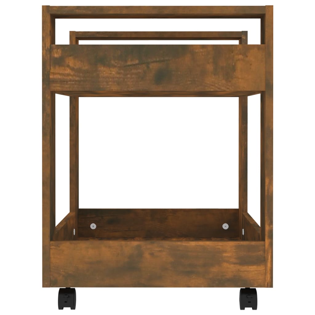 Bureaukastje 60x45x60 cm bewerkt hout gerookt eikenkleurig is nu te koop bij PeponiXL, paradijselijk wonen!