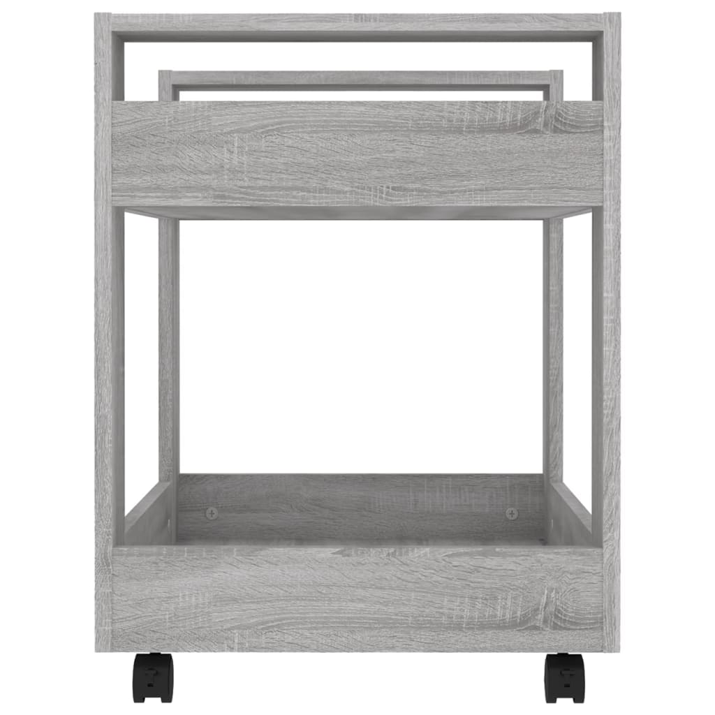 Bureaukastje 60x45x60 cm bewerkt hout grijs sonoma eikenkleurig is nu te koop bij PeponiXL, paradijselijk wonen!