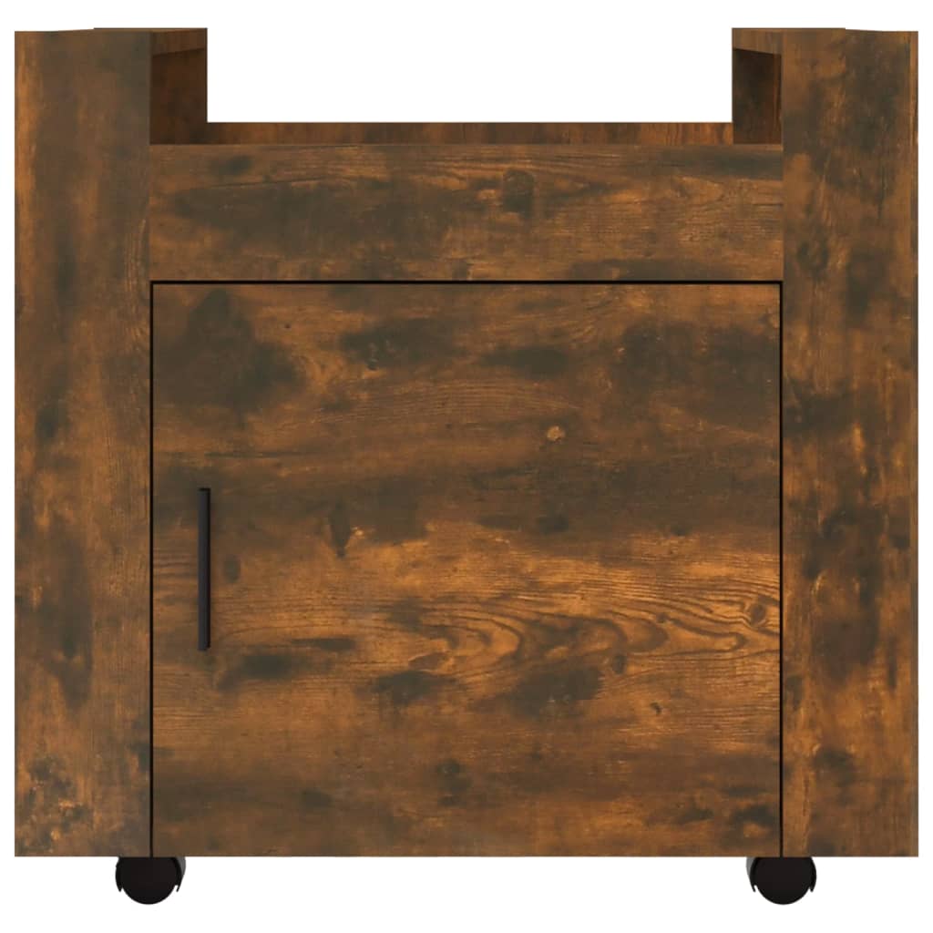 Bureaukastje 60x45x60 cm bewerkt hout gerookt eikenkleurig is nu te koop bij PeponiXL, paradijselijk wonen!