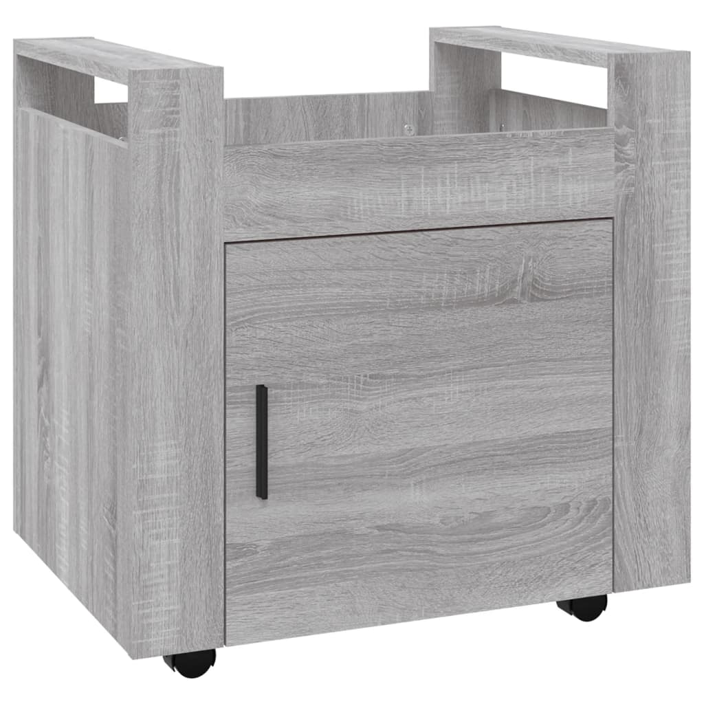 Bureaukastje 60x45x60 cm bewerkt hout grijs sonoma eikenkleurig is nu te koop bij PeponiXL, paradijselijk wonen!