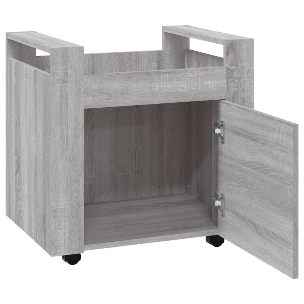 Bureaukastje 60x45x60 cm bewerkt hout grijs sonoma eikenkleurig is nu te koop bij PeponiXL, paradijselijk wonen!