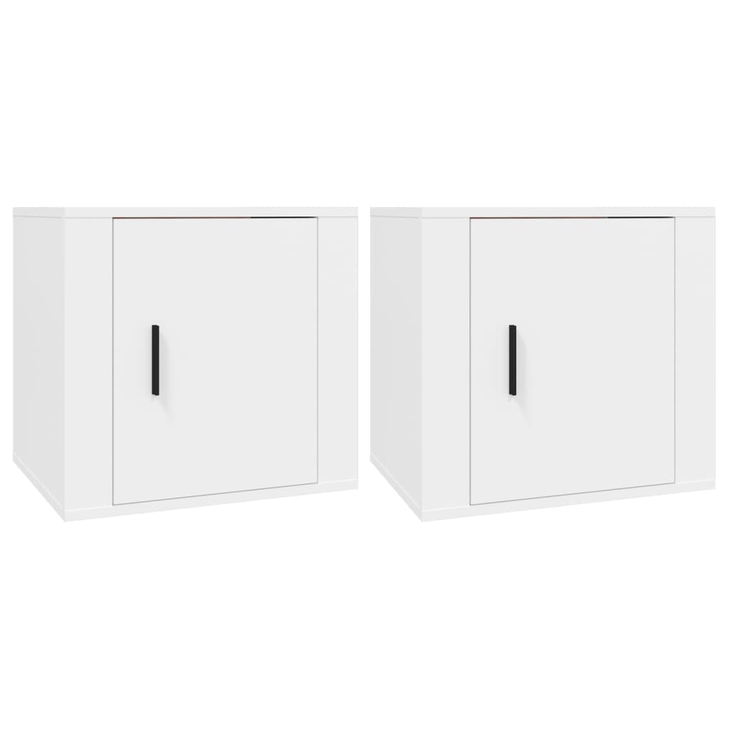Nachtkastjes 2 st 50x39x47 cm wit is nu te koop bij PeponiXL, paradijselijk wonen!