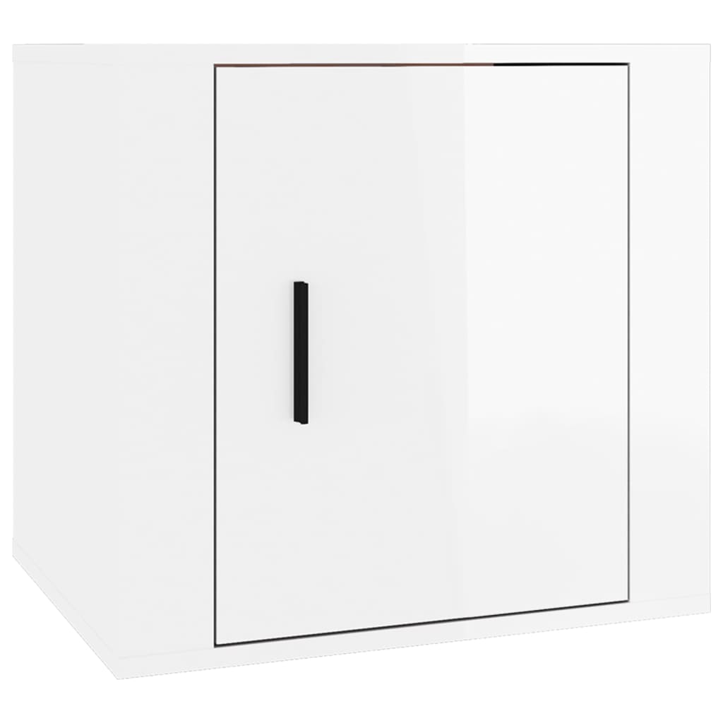 Nachtkastje 50x39x47 cm hoogglans wit is nu te koop bij PeponiXL, paradijselijk wonen!