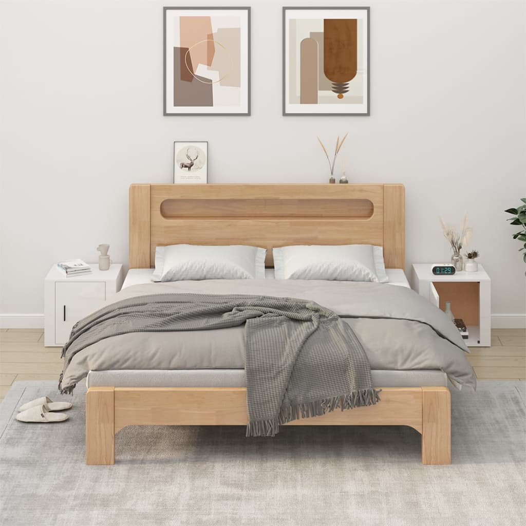 Nachtkastjes 2 st 50x39x47 cm hoogglans wit is nu te koop bij PeponiXL, paradijselijk wonen!
