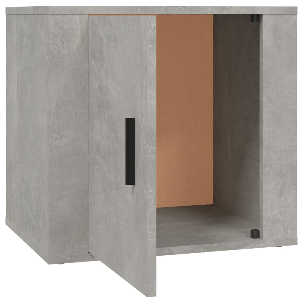 Nachtkastje 50x39x47 cm betongrijs is nu te koop bij PeponiXL, paradijselijk wonen!