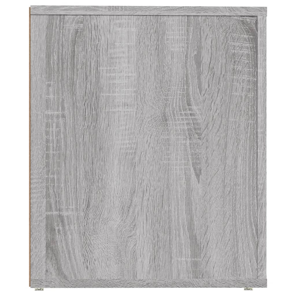 Nachtkastje 50x39x47 cm grijs sonoma eikenkleurig is nu te koop bij PeponiXL, paradijselijk wonen!