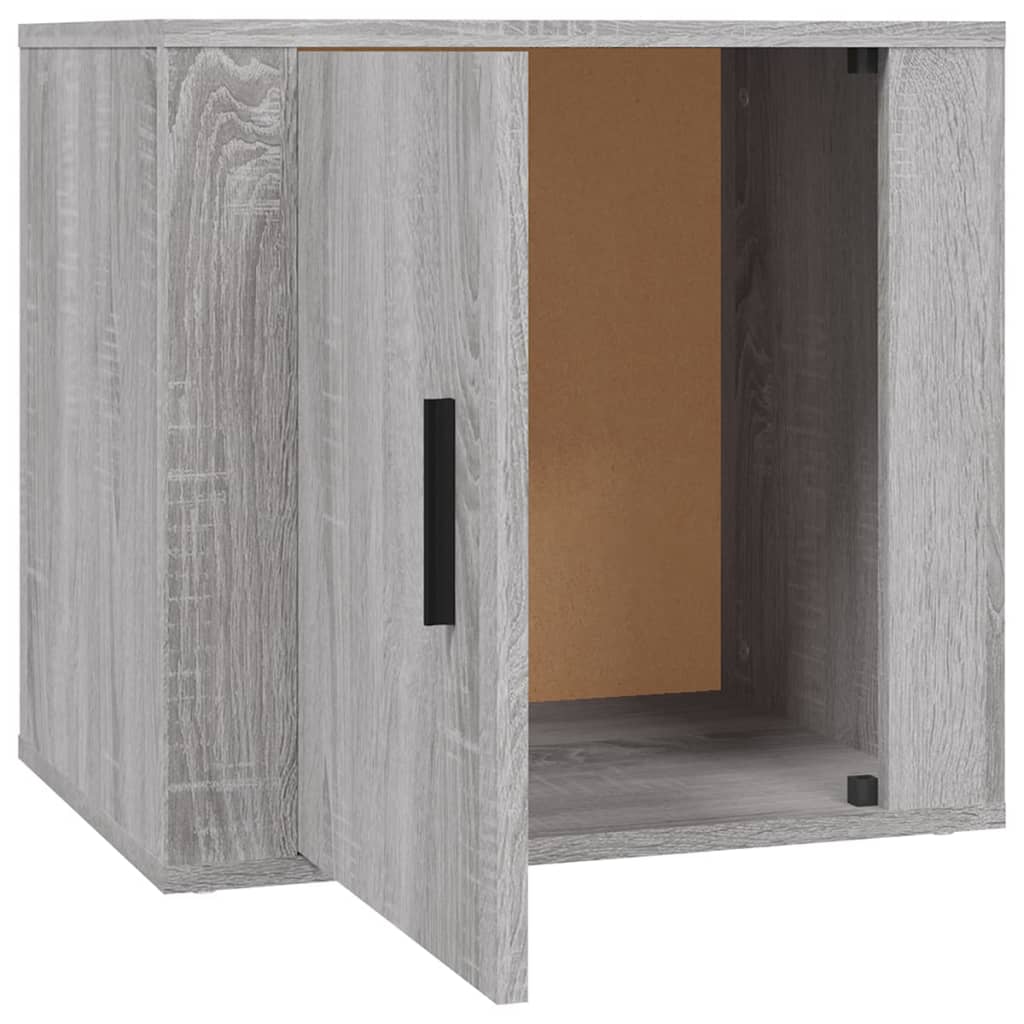 Nachtkastje 50x39x47 cm grijs sonoma eikenkleurig is nu te koop bij PeponiXL, paradijselijk wonen!