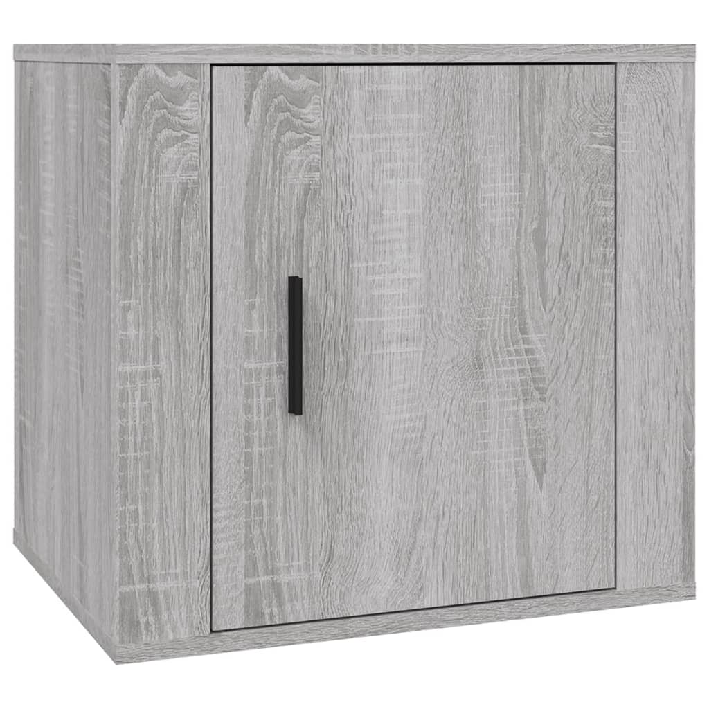 Nachtkastjes 2 st 50x39x47 cm grijs sonoma eikenkleurig is nu te koop bij PeponiXL, paradijselijk wonen!