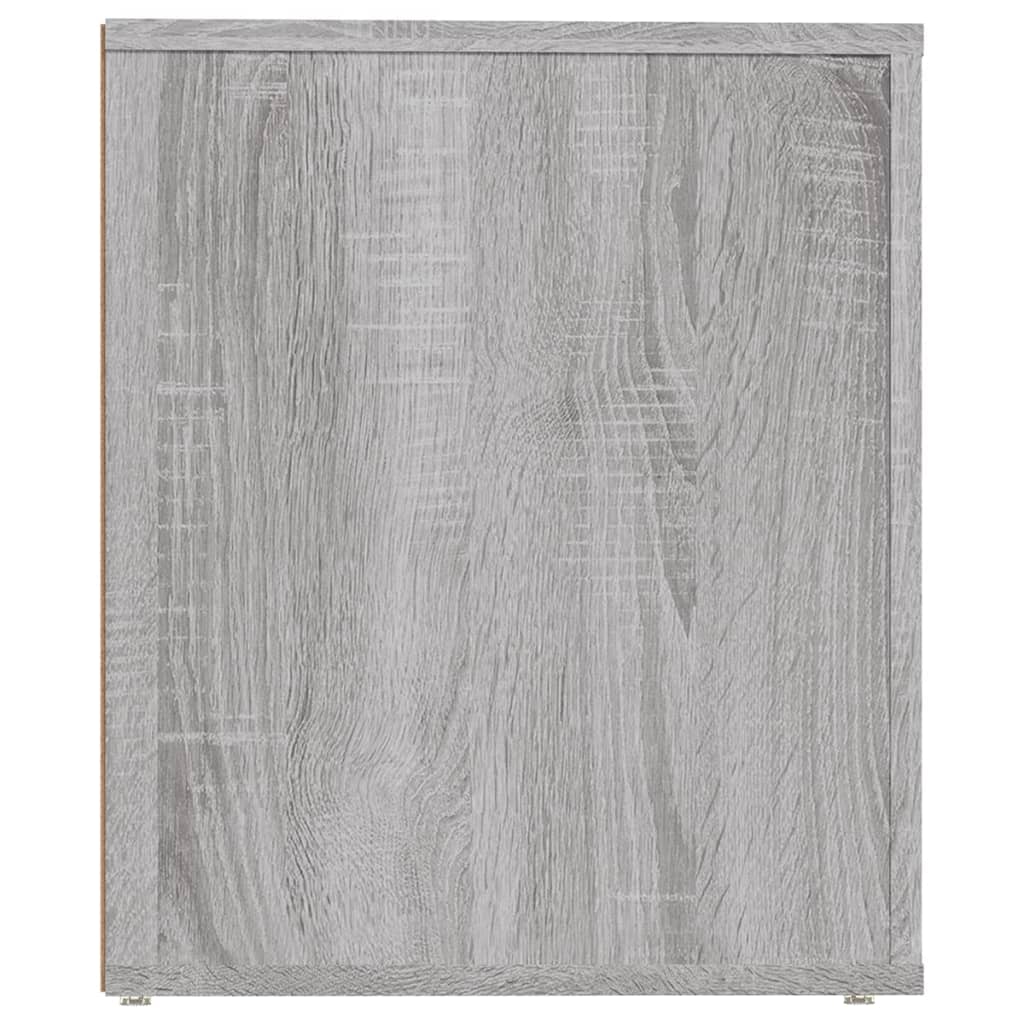 Nachtkastjes 2 st 50x39x47 cm grijs sonoma eikenkleurig is nu te koop bij PeponiXL, paradijselijk wonen!