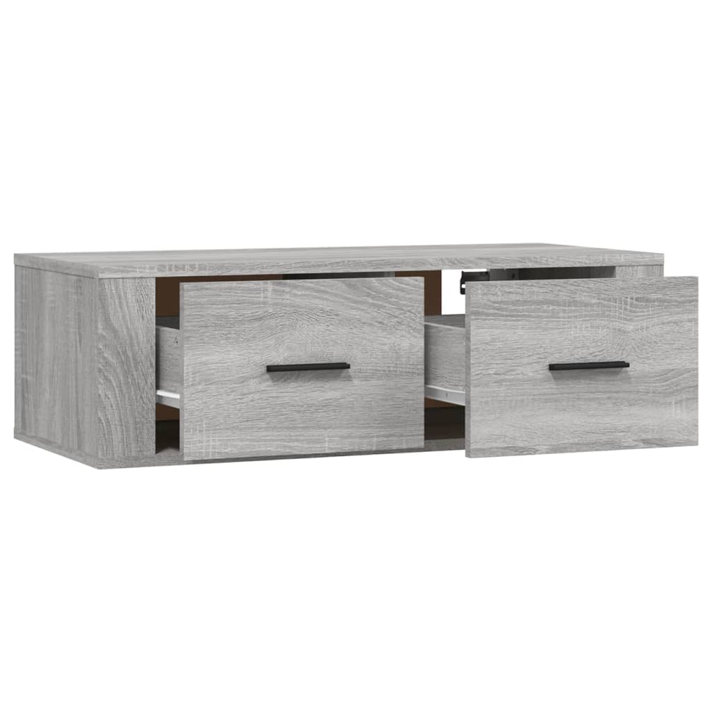 Tv-hangmeubel 80x36x25 cm bewerkt hout grijs sonoma eikenkleur is nu te koop bij PeponiXL, paradijselijk wonen!
