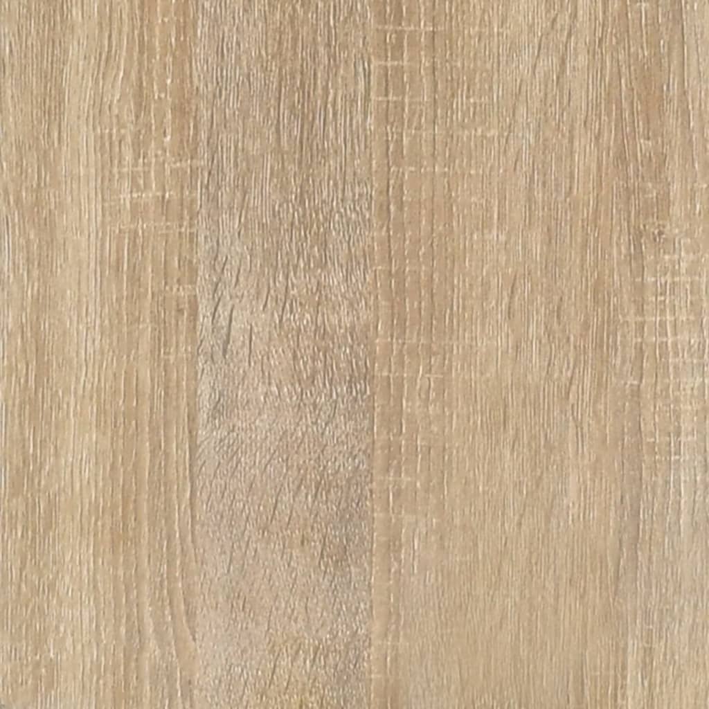 Schoenenkast 100x35x45 cm bewerkt hout sonoma eikenkleurig is nu te koop bij PeponiXL, paradijselijk wonen!