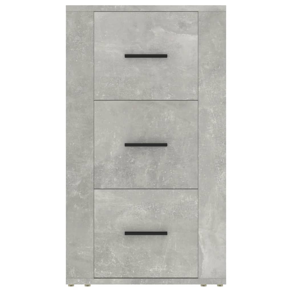 Dressoir 40x33x70 cm bewerkt hout betongrijs is nu te koop bij PeponiXL, paradijselijk wonen!