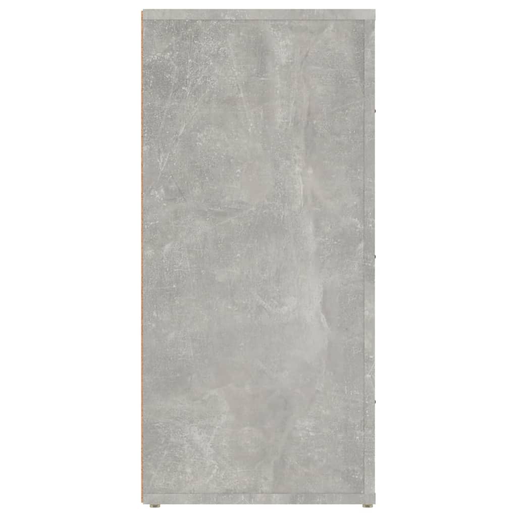 Dressoir 40x33x70 cm bewerkt hout betongrijs is nu te koop bij PeponiXL, paradijselijk wonen!