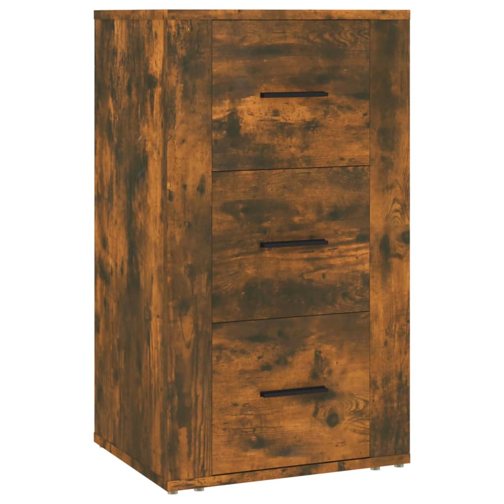 Dressoir 40x33x70 cm bewerkt hout gerookt eikenkleurig is nu te koop bij PeponiXL, paradijselijk wonen!
