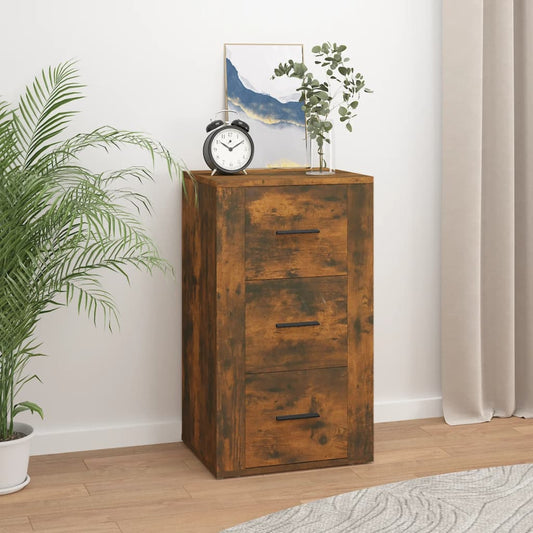 Dressoir 40x33x70 cm bewerkt hout gerookt eikenkleurig is nu te koop bij PeponiXL, paradijselijk wonen!