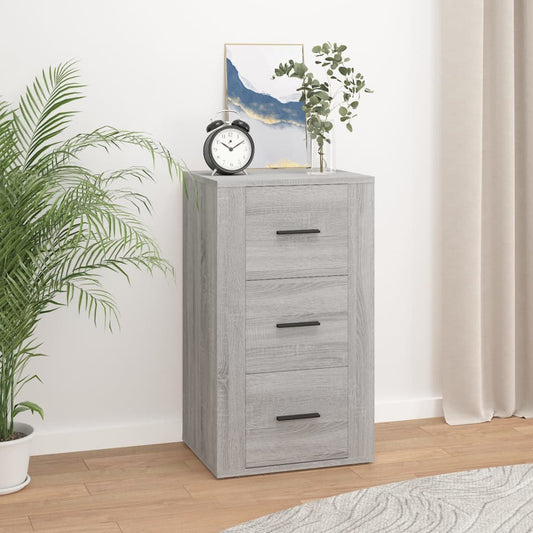 Dressoir 40x33x70 cm bewerkt hout grijs sonoma eikenkleurig is nu te koop bij PeponiXL, paradijselijk wonen!